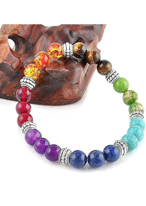 7 Chakra Stretch Bracelet