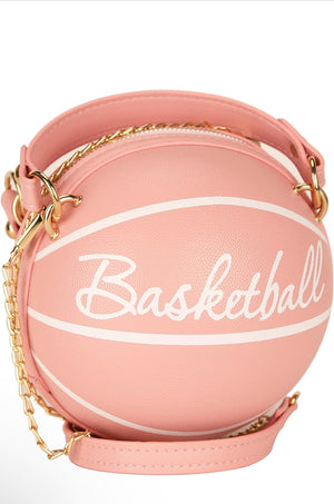 Pink Basketball Purse