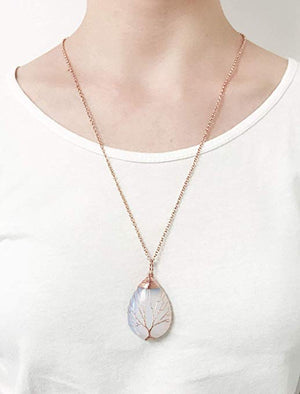 Tree of Life Opalite Necklace